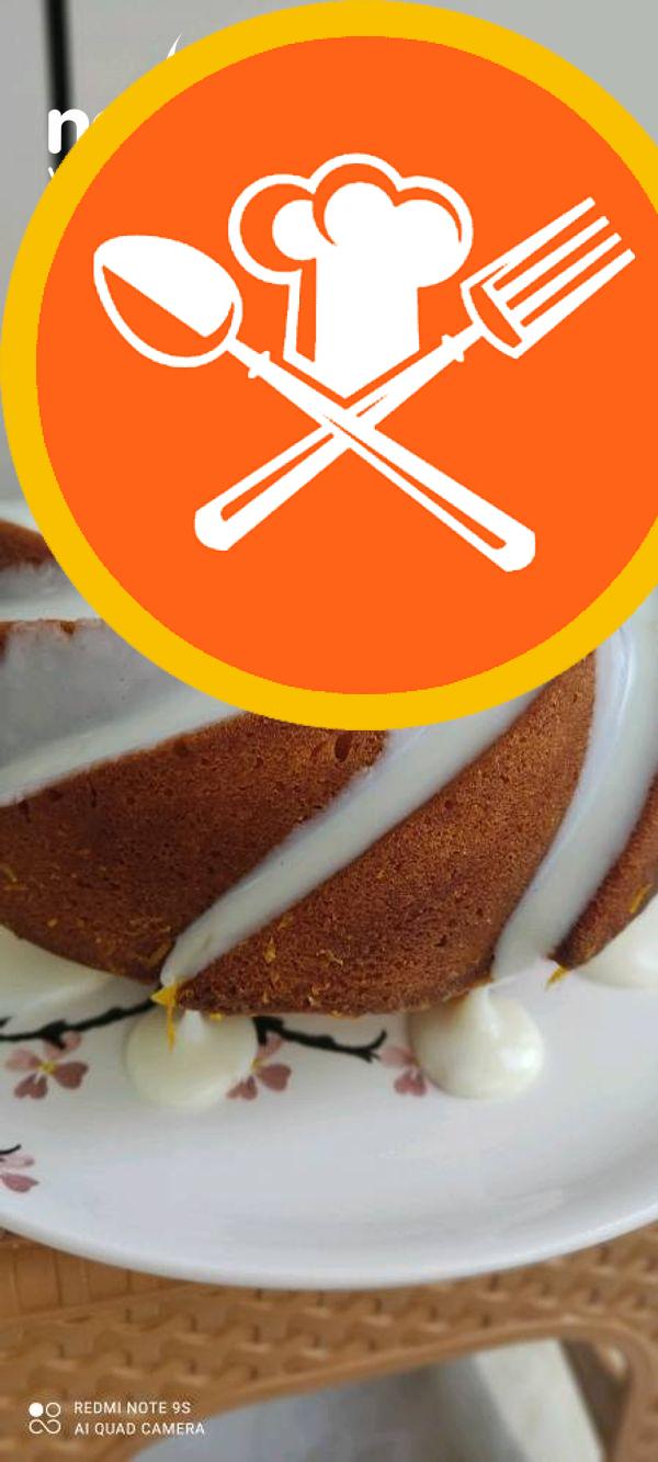 Κέικ με σάλτσα πορτοκαλιού